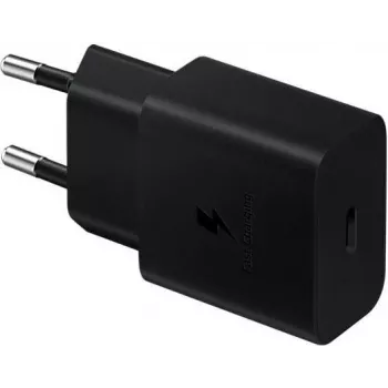 Samsung EP-T1510 carregador rápido USB-C 15W fonte de alimentação (preto) EP-T1510NBEGWW