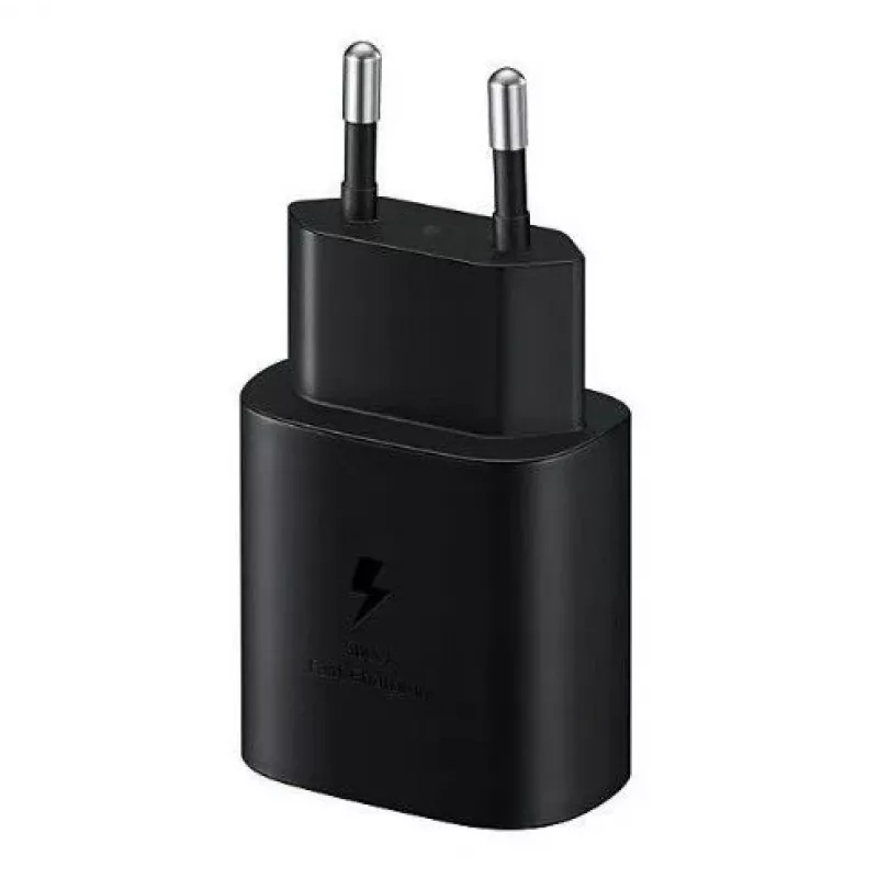 Carregador de viagem Samsung EP-TA800EBE USB-C 25W preto