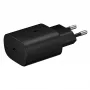 Carregador de viagem Samsung EP-TA800EBE USB-C 25W preto