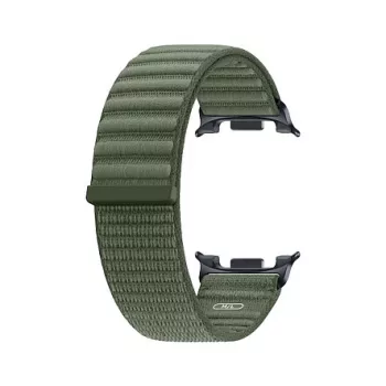 Samsung Fabric Band (M/L) para Galaxy Watch9 & Watch8 - Pulseira de Smartwatch Olive Woven Nylon