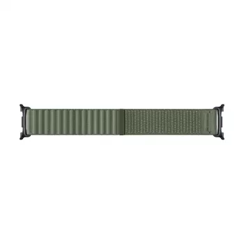Samsung Fabric Band (M/L) para Galaxy Watch9 & Watch8 - Pulseira de Smartwatch Olive Woven Nylon