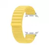 Pulseira de tecido Samsung (S/M) para Galaxy Watch9 (Watch8) – pulseira de nylon amarela