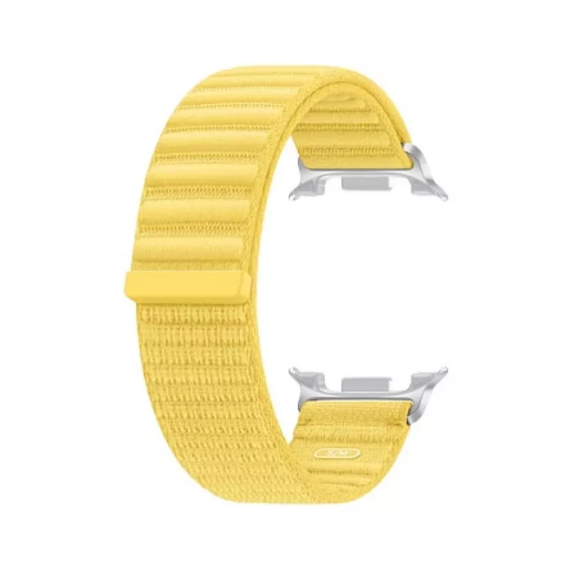 Pulseira de tecido Samsung (S/M) para Galaxy Watch9 (Watch8) – pulseira de nylon amarela