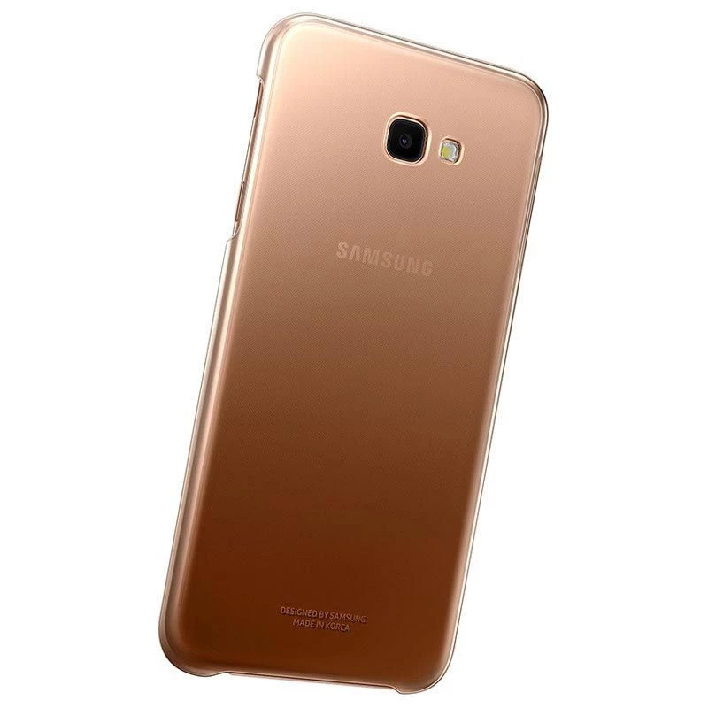 Capa Gradation Samsung para Galaxy J4 Plus EF-AJ415CFEGWW, dourada