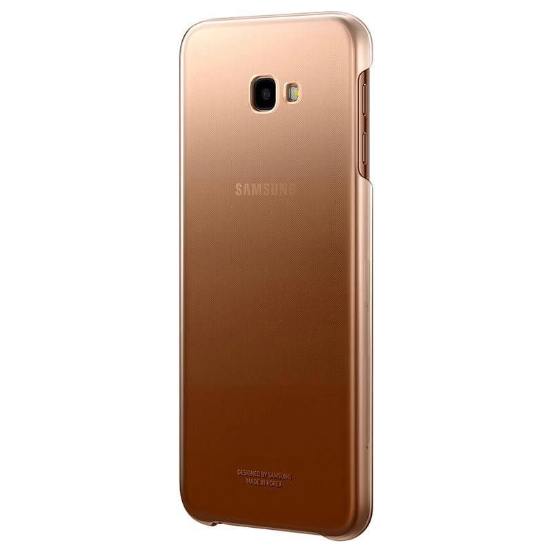 Capa Gradation Samsung para Galaxy J4 Plus EF-AJ415CFEGWW, dourada
