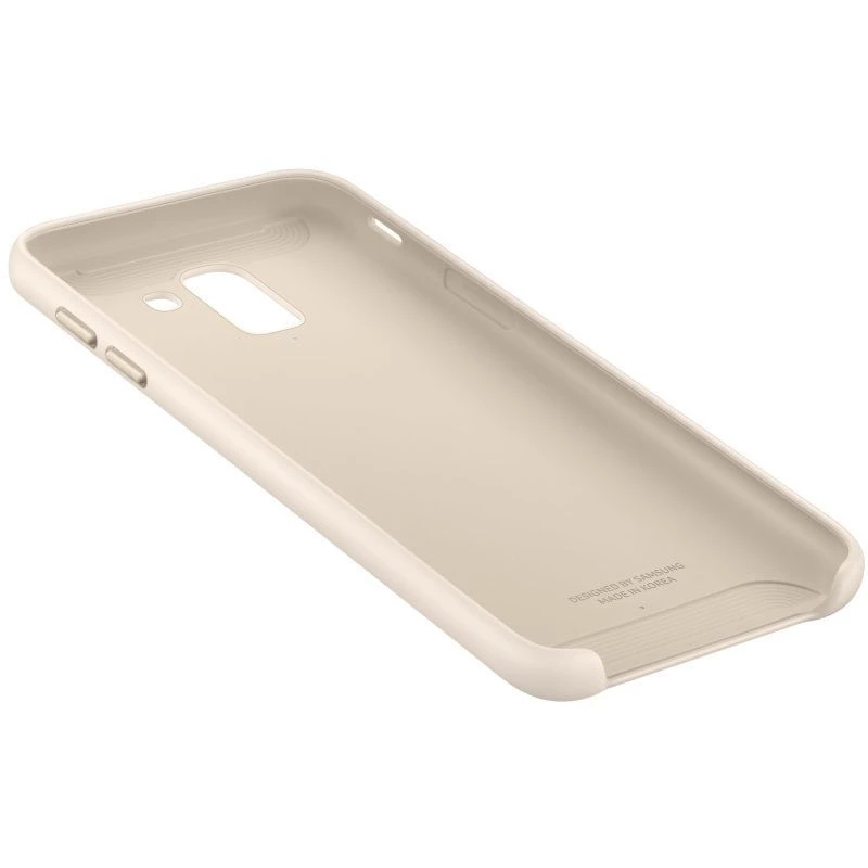 Capa de dupla camada Samsung para Galaxy J6 (2018) EF-PJ600CFEGWW dourada