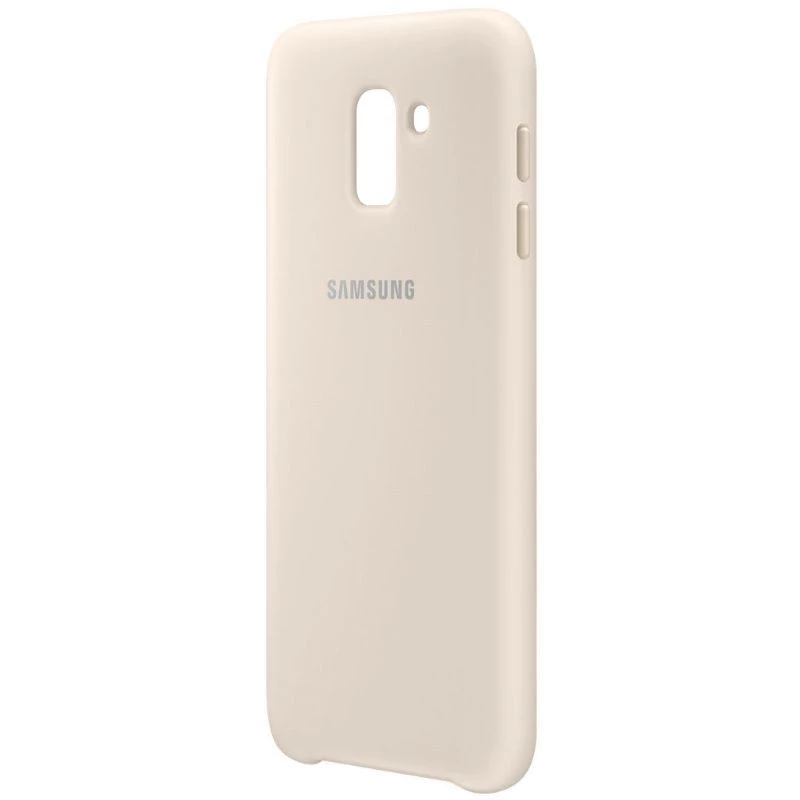 Capa de dupla camada Samsung para Galaxy J6 (2018) EF-PJ600CFEGWW dourada
