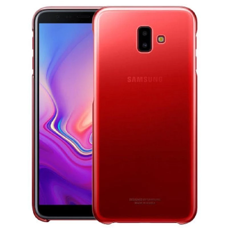Capa Gradation Samsung Galaxy J6+ EF-AJ610CREGWW vermelha