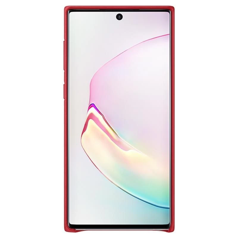Capa de pele Samsung Galaxy Note 10 Vermelho