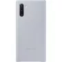 Capa de pele Samsung Galaxy Note 10 Cinzento