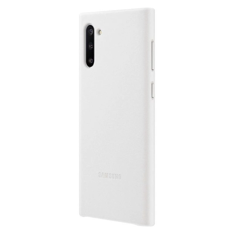 Samsung Galaxy Note10 capa de pele branca