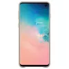 Capa de pele Samsung Galaxy S10 EF-VG973LJEGWW cinzenta