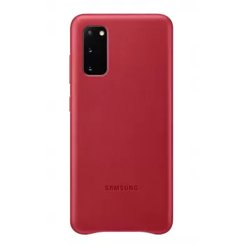 Capa de pele Samsung Galaxy S20 Vermelho