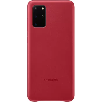 Capa de pele Samsung Galaxy S20 Plus Vermelho
