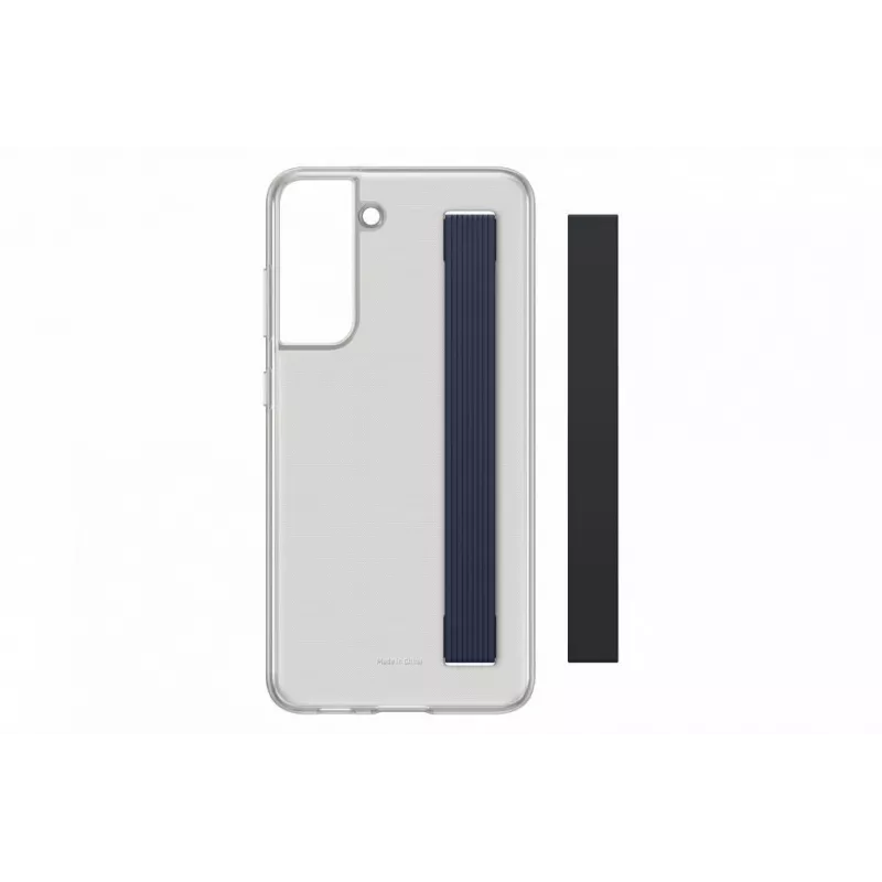 Capa Clear Strap para Samsung Galaxy S21 FE cinzento-escuro