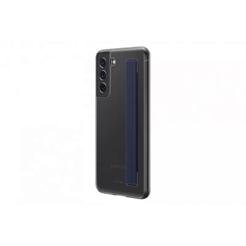 Capa Clear Strap para Samsung Galaxy S21 FE cinzento-escuro
