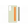 Capa com alça para Samsung Galaxy S21 FE transparente verde-azeitona