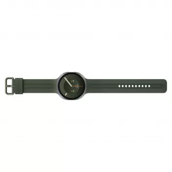 Smartwatch Samsung Galaxy Watch9 LTE 44 mm prateado com bracelete desportiva Olive M/L
