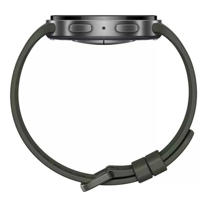 Smartwatch Samsung Galaxy Watch9 LTE 44 mm prateado com bracelete desportiva Olive M/L