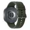 Smartwatch Samsung Galaxy Watch9 LTE 44 mm prateado com bracelete desportiva Olive M/L