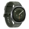 Smartwatch Samsung Galaxy Watch9 LTE 44 mm prateado com bracelete desportiva Olive M/L