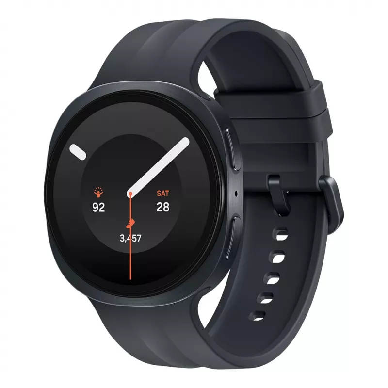 Smartwatch Samsung Galaxy Watch9 LTE 44mm Graphite e bracelete desportiva preta M/L ecrã Super AMOLED