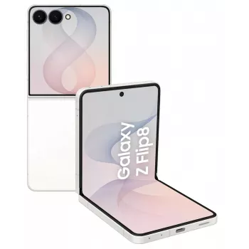 Samsung Galaxy Z Flip8 5G 256GB Cream - Smartphone dobrável, 6,9 polegadas Dynamic AMOLED 2X, 12GB RAM, Dual SIM
