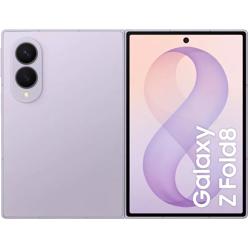 Samsung Galaxy Z Fold8 5G Dual SIM 256GB 12GB RAM Lavanda - Smartphone dobrável de 7,6 polegadas
