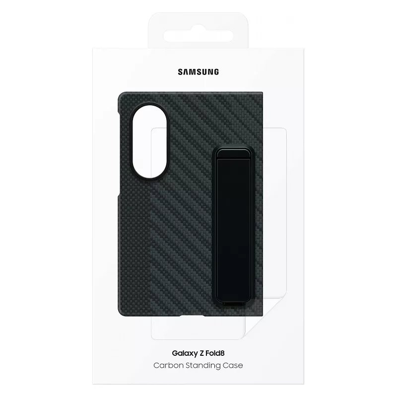 Samsung Galaxy Z Fold8 Carbon Standing Case com suporte – preto, EF-XF971SBEGWW