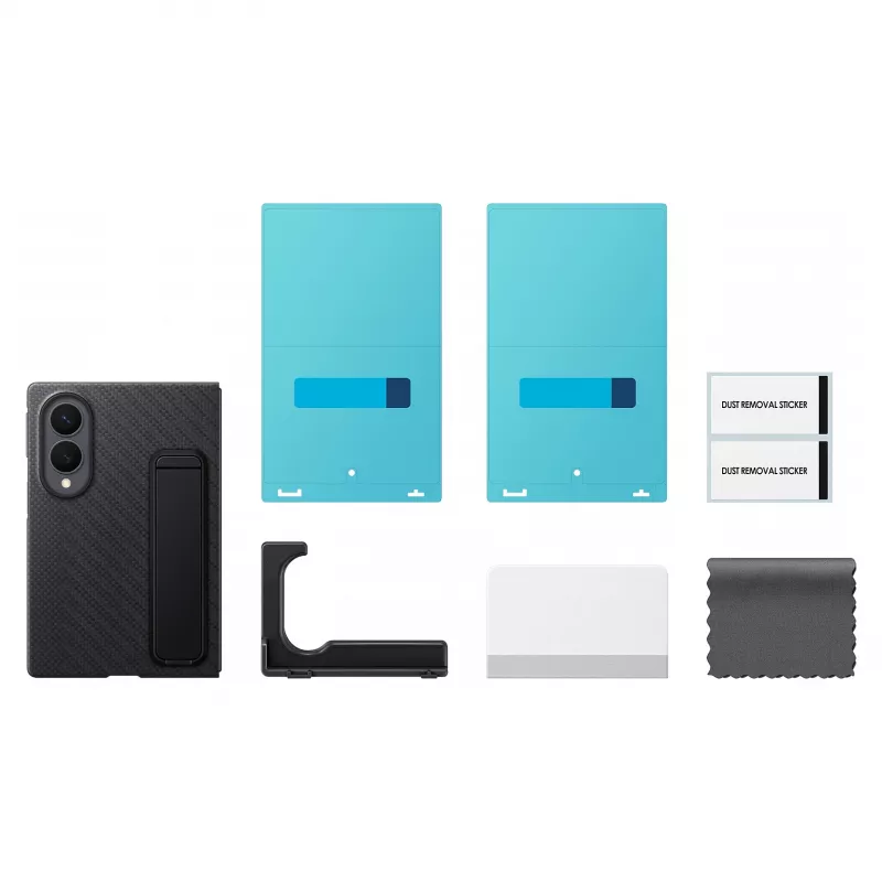 Samsung Galaxy Z Fold8 Carbon Standing Case com suporte – preto, EF-XF971SBEGWW