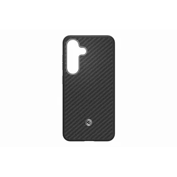 Samsung GP-FPS931PGABW Capa Enzo Aramid para Samsung Galaxy S25, Preto Prateado