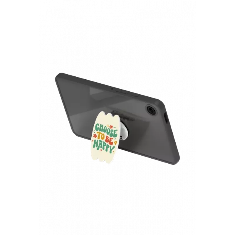 Capa Hybrid Edge com suporte para dedo SAMSUNG GP-FPX115AMBGW Tab A9 transparente, verde
