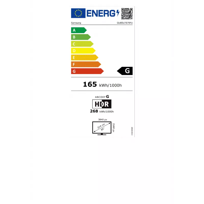 Samsung GU85U7079FUXZG 214 cm (85