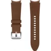 Samsung Pulseira híbrida de couro (20 mm, S/M), camel (ET-SHR88SAEGEU)