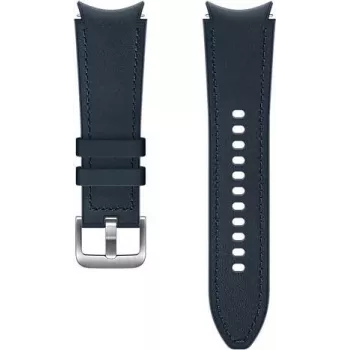 Samsung Pulseira híbrida de couro 20 mm S/M azul-marinho ET-SHR88SNEGEU