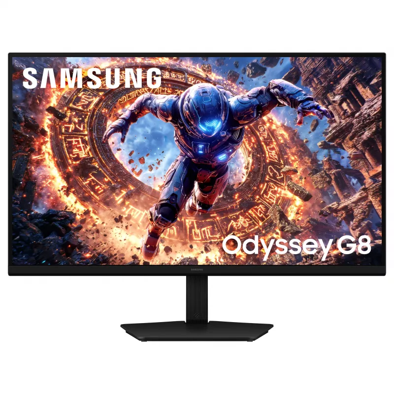 Samsung LS32HG806ESXEN Odyssey G8 monitor 32 polegadas 6K Ultra HD IPS 1ms 330Hz HDR com hub USB, Pivot, altura ajustável