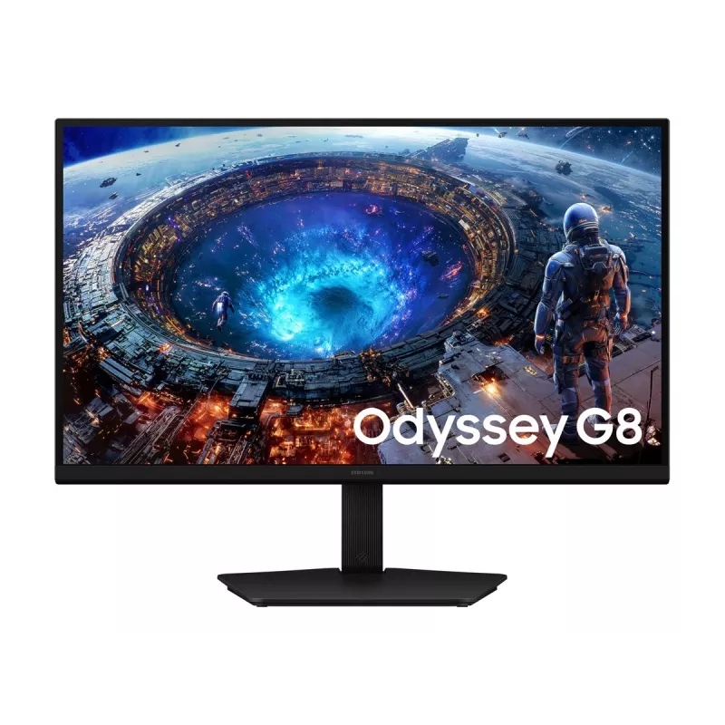 Monitor gaming Samsung Odyssey G8 G80HF 27 polegadas 5K Dual-Mode, OLED, 180Hz, 1ms, HDMI, DP, hub USB, preto