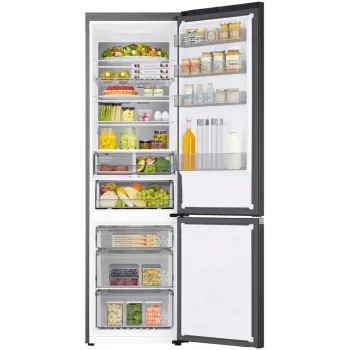 Combinado frigorífico-congelador Samsung RB38C705CB1/EF 390L Total No Frost com tecnologia SpaceMax™, compressor Digital Inverter, classe energética C, Glam Black