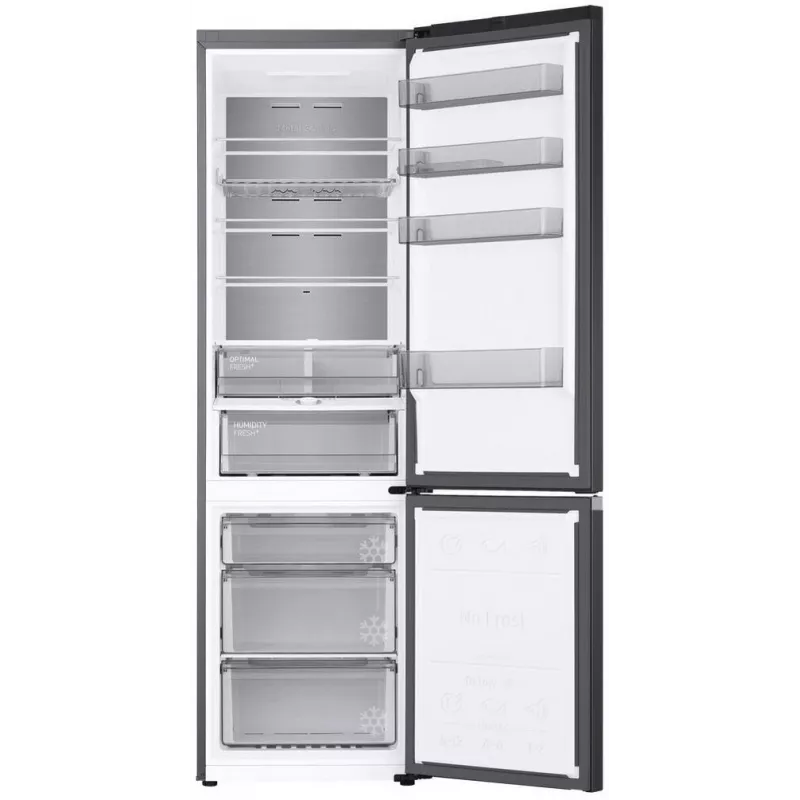 Combinado frigorífico-congelador Samsung RB38C705CB1/EF 390L Total No Frost com tecnologia SpaceMax™, compressor Digital Inverter, classe energética C, Glam Black
