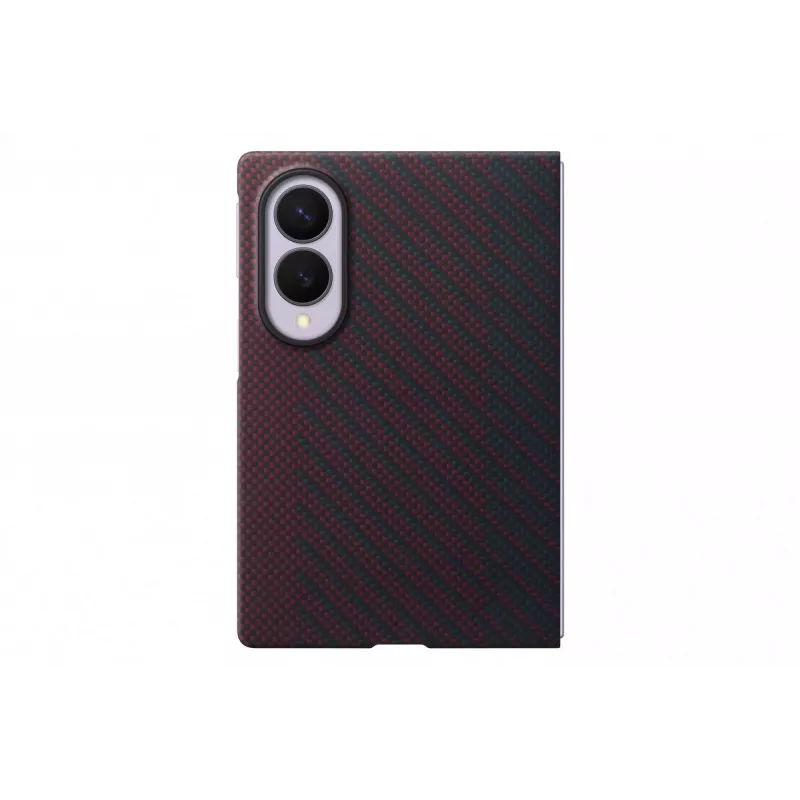 Samsung EF-KF971 Carbon Magnet capa para Galaxy Z Fold8, vermelho