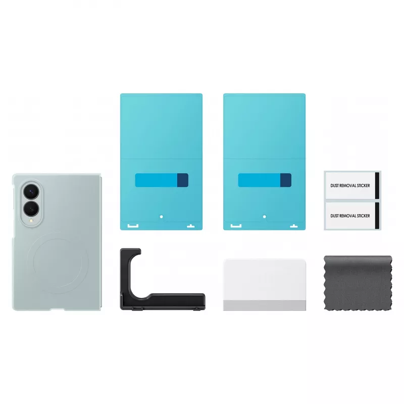 Capa magnética de silicone Samsung para Galaxy Z Fold 8, verde