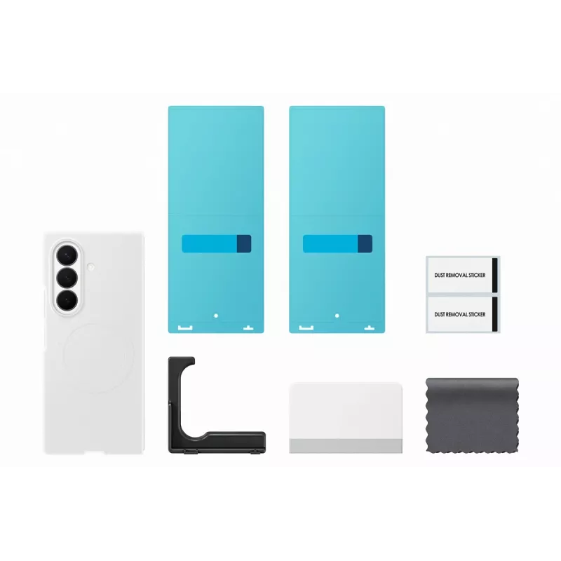 Samsung Silicone Magnet Case com S Pen para Galaxy Z Fold8 Ultra (branco)