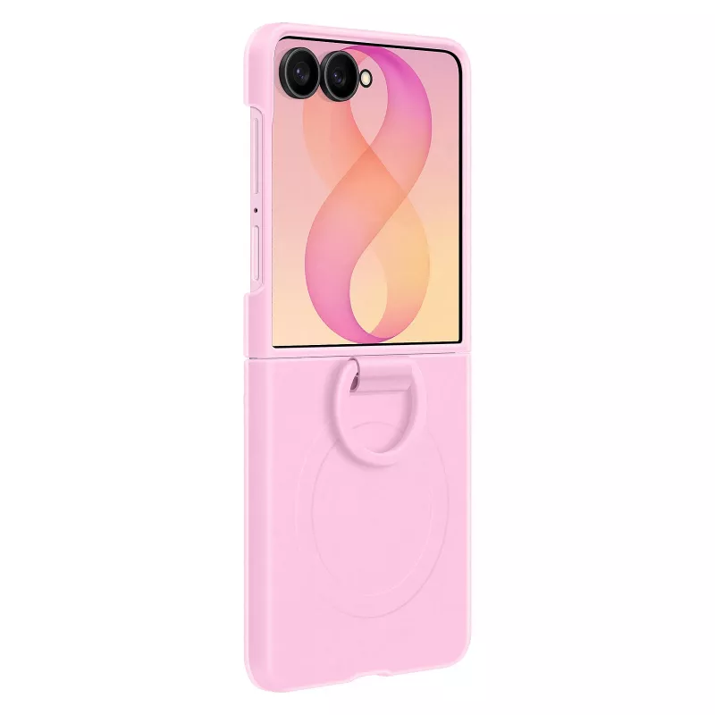 Capa Samsung Silicone Ring Magnet para Galaxy Z Flip8 - Violeta
