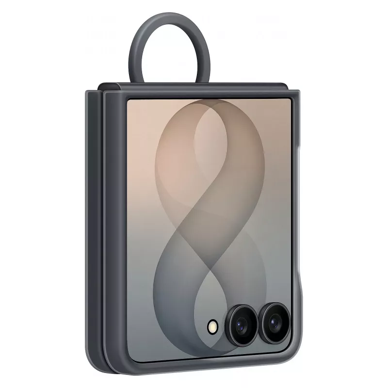 Capa Samsung Silicone Ring Magnetic para Galaxy Z Flip8, Preto (EF-EF776CBEGWW)