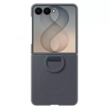 Capa Samsung Silicone Ring Magnetic para Galaxy Z Flip8, Preto (EF-EF776CBEGWW)