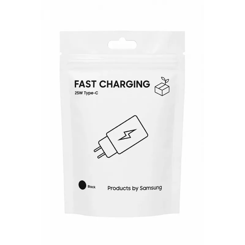Carregador de parede Samsung Travel Adapter TA800 25W USB-C PD PPS, preto