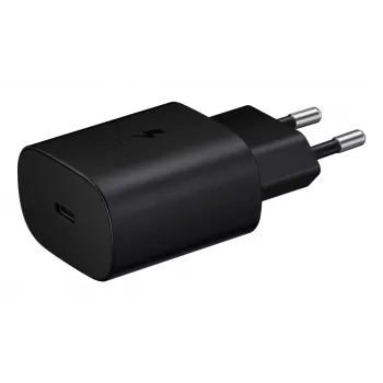 Adaptador de alimentação USB-C Samsung EP-TA800EBE 25W Super Fast Charging - preto