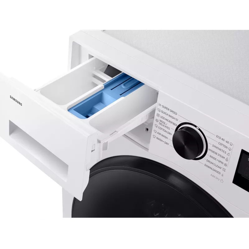 Samsung WD90HG5U34BELE máquina de lavar com secador, 9 kg lavagem / 6 kg secagem, 1400 rpm, branco