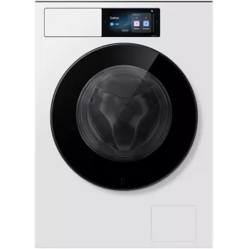 Máquina de lavar roupa de carregamento frontal Samsung WF90H09C4WT2 9 kg 1400 rpm com tecnologia Ecobubble, motor Digital Inverter, VRT Plus, Diamond Drum, ecrã LED, Branco