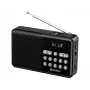 Altifalante Bluetooth portátil SANDBERG Speaker Radio FM+BT Recharge com rádio FM, AUX, USB, MicroSD, 6W, preto